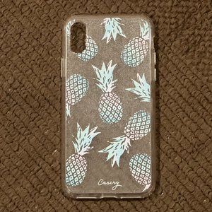 Like NEW Casery Protective Case iPhone X/XS Pineapple Breeze Clear